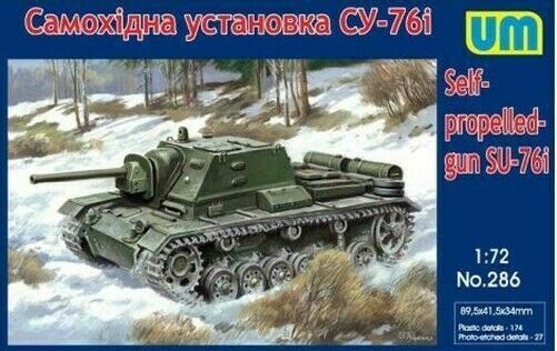 Unimodel 286 1:72 Soviet SU-76i Self-Propelled Gun