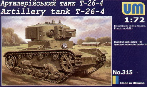 Unimodel 315 1:72 Soviet T-26-4