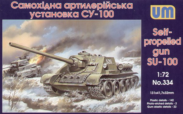 Unimodel 334 1:72 Soviet SU-100