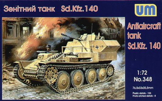 Unimodel 348 1:72 German Sd.Kfz.140 Anti-Aircraft Tank