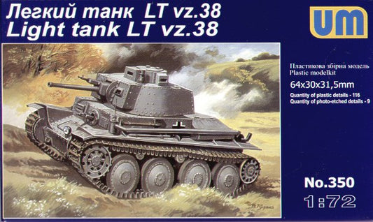Unimodel 350 1:72 Lt vz.38 Light Tank