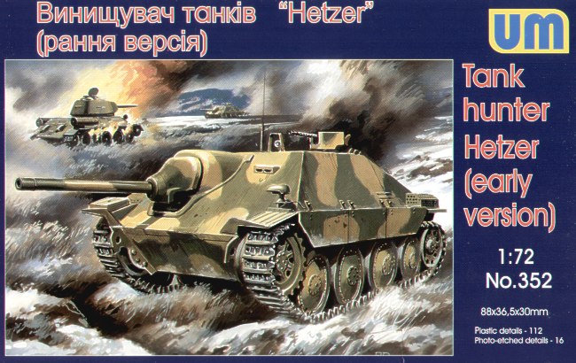Unimodel 352 1:72 Jagdpanzer 38(t) 'Hetzer' (Early Version)