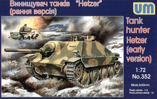 Unimodel 352 1:72 Jagdpanzer 38(t) 'Hetzer' (Early Version)