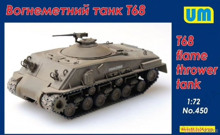 Unimodel 450 1:72 T68 Flame Thrower Tank