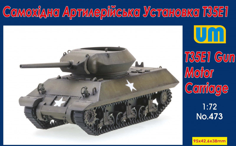 Unimodel 473 1:72 T35E1 Gun Motor Carriage