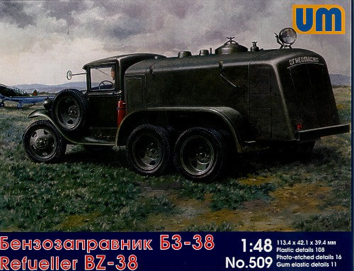 Unimodel 509 1:48 BZ-38 Gasoline refueling truck