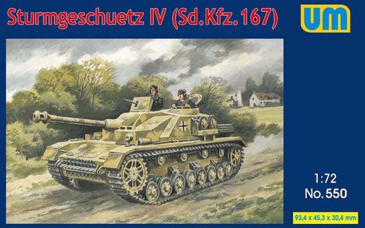 Unimodel 550 1:72 Sturmgeschutz IV (Sd.Kfz.167)