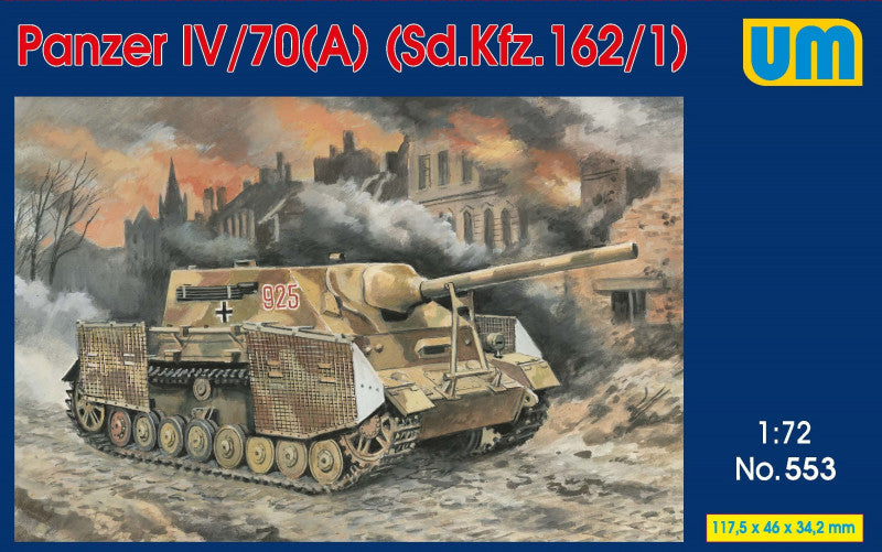 Unimodel 553 1:72 Pz.Kpfw.IV/70 (A) (Sd.Kfz.162/1)