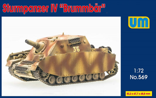 Unimodel 569 1:72 Sturmpanzer IV 'Brummbar'