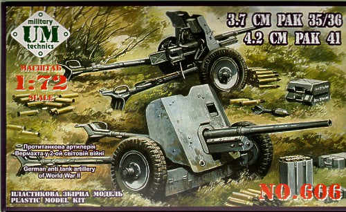 UM-MT 606 1:72 3.7cm Pak-35/36 & 4,2cm Pak-41