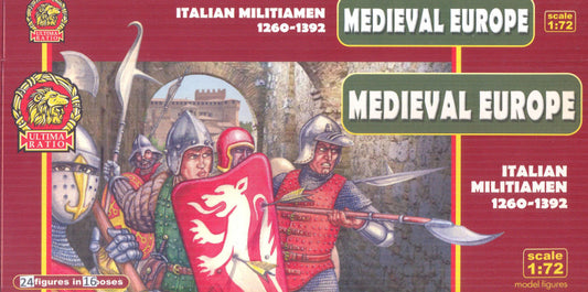 Ultima Ratio 7211 1:72 Italian Militiamen 1260-1392 Medieval Europe