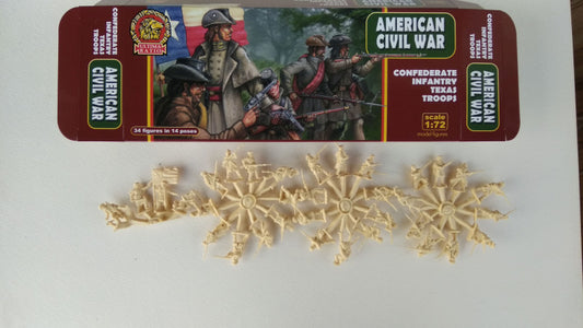 Ultima Ratio 7215 1:72 American Civil War Confederate Infantry Texas Troops