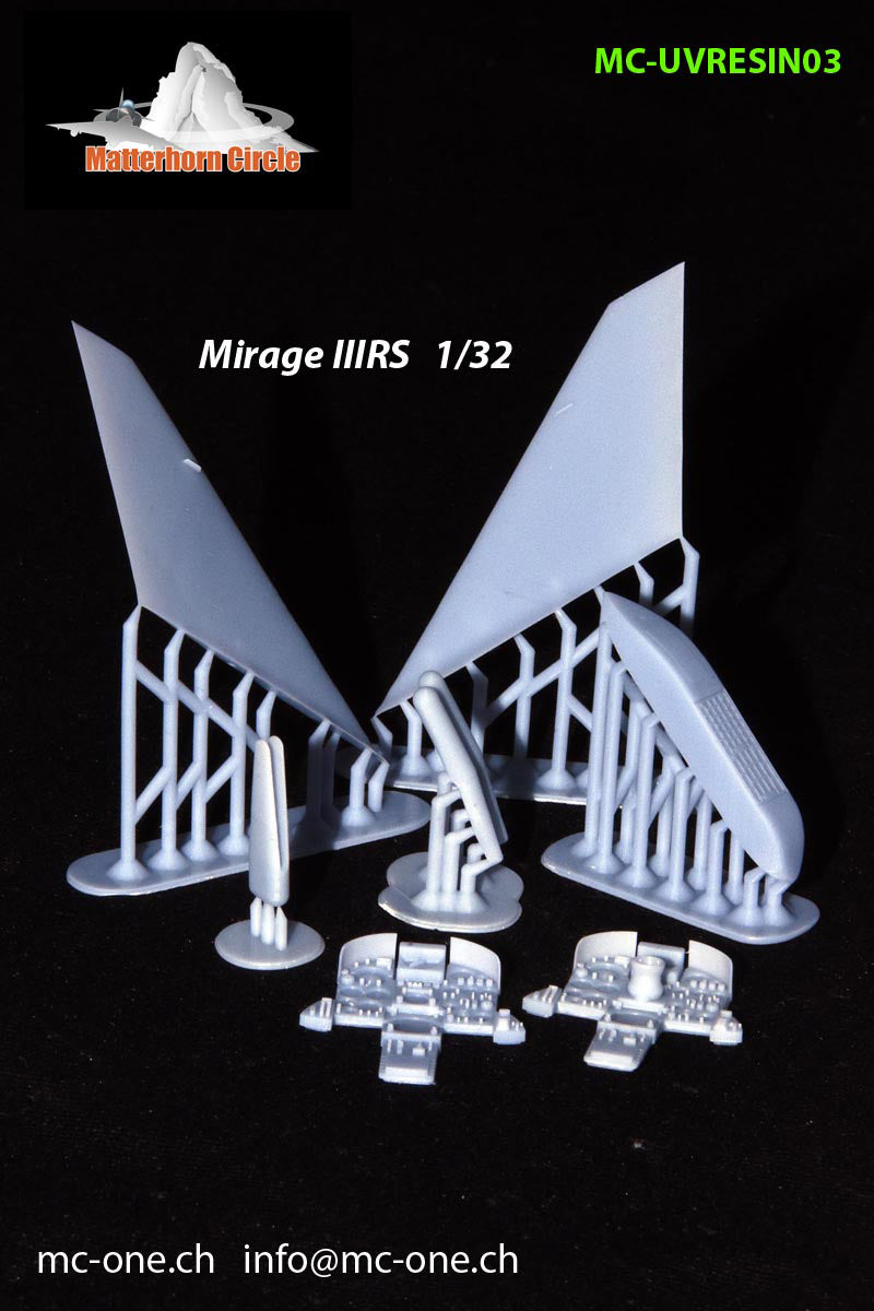 Matterhorn Circle UVRESIN03 1:32 Dassault-Mirage IIIRS Late Conversion