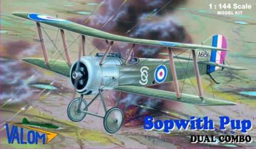 Valom 14402 1:144 Sopwith Pup (Dual Combo with 2 kits)