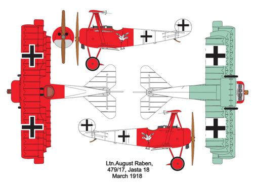 Valom 14407 1:144 Fokker Dr.I Triplane (Dual Combo with 2 kits)
