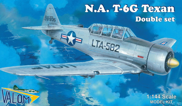 Valom 14409 1:144 North-American T-6G (USAF, Belgium, France, Italy) (Dual Combo with 2 kits)
