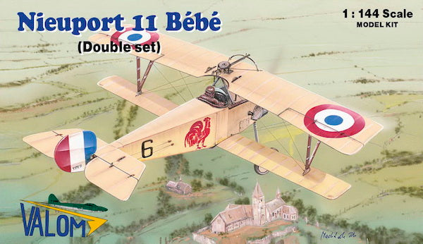 Valom 14413 1:144 Nieuport N.11 Bebe (Dual Combo with 2 kits)