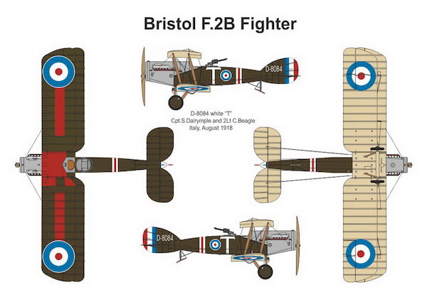 Valom 14415 1:144 Bristol F.2B Fighter (Dual Combo with 2 kits)