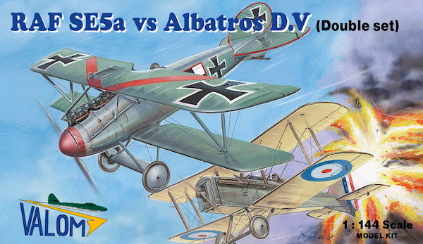 Valom 14418 1:144 RAF S.E.5a vs. Albatros D.V Duels in the sky (Dual Combo with 2 of each kits)