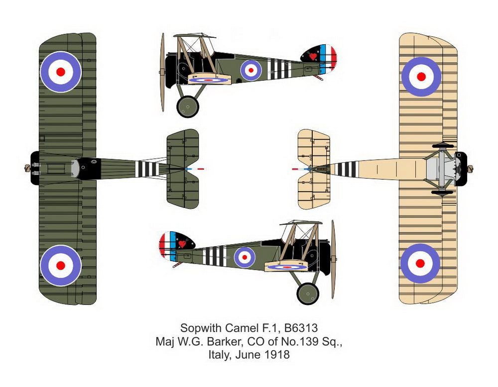 Valom 14421 1:144 Sopwith F.I Camel vs Fokker DR.I Triplane Duels in the sky (Dual Combo with 2 of each kit)