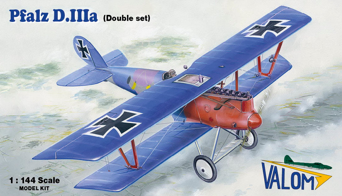 Valom 14423 1:144 Pfalz D.IIIa (Dual Combo with 2 kits)