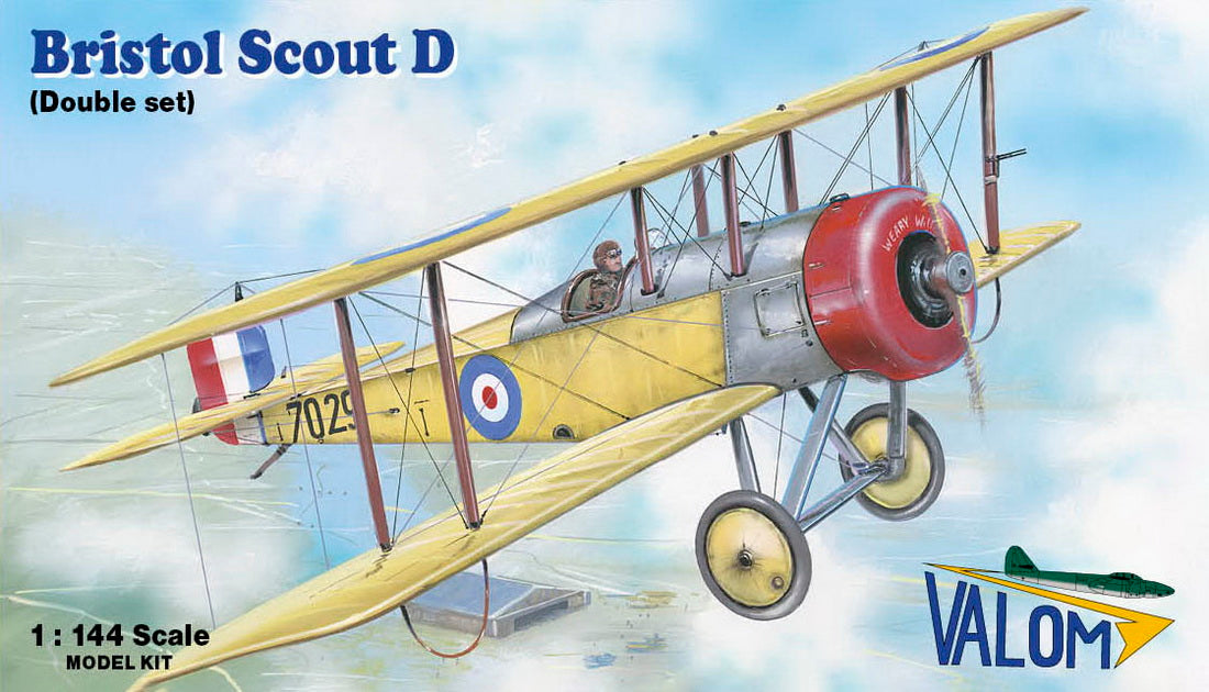 Valom 14424 1:144 Bristol Scout D (Double Set)