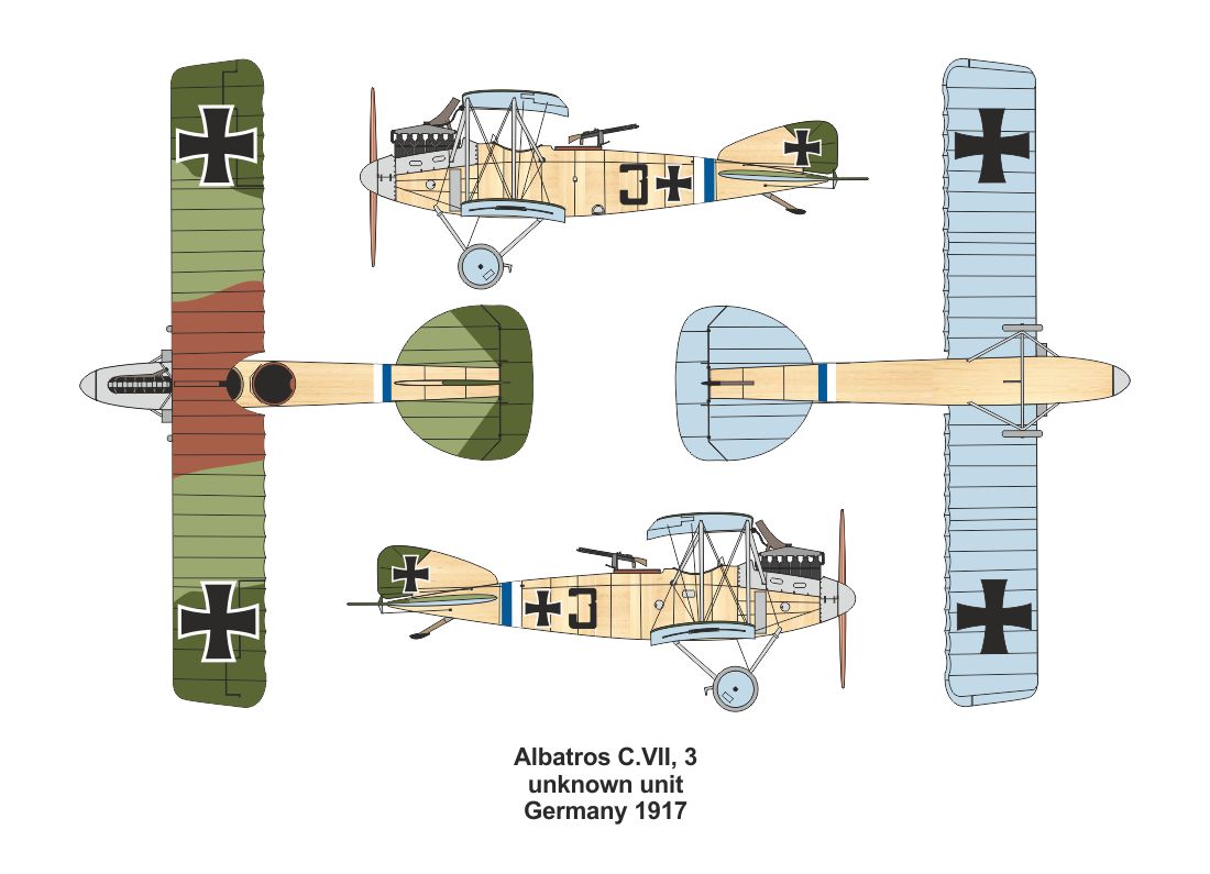 Valom 14426 1:144 Albatros C.VII (Double set. Includes 2 kits)