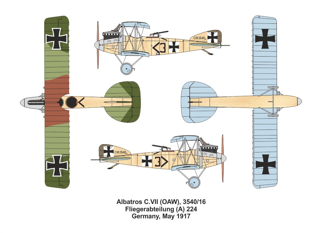 Valom 14426 1:144 Albatros C.VII (Double set. Includes 2 kits)