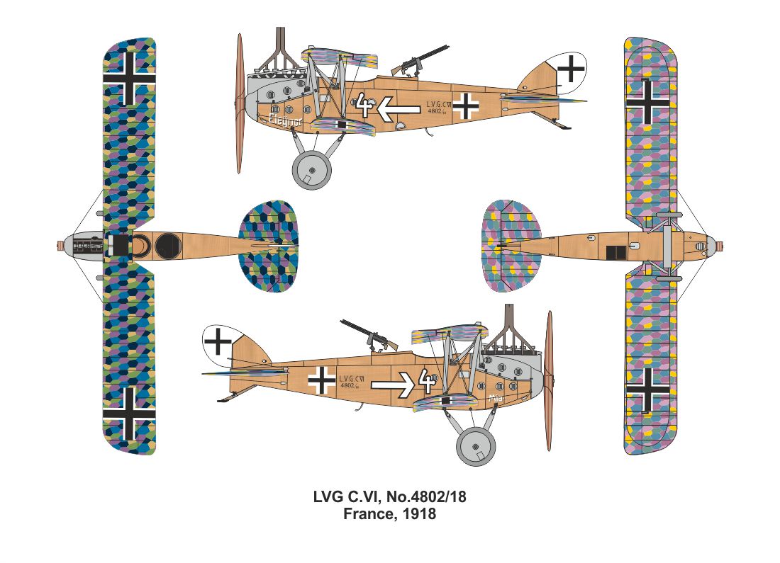 Valom 14428 1:144 LVG C.VI (Double set. Includes 2 kits)