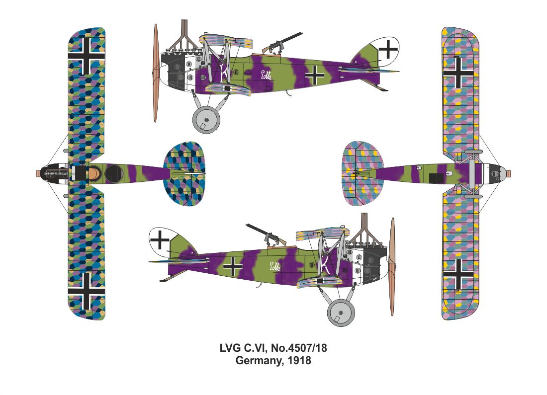 Valom 14428 1:144 LVG C.VI (Double set. Includes 2 kits)