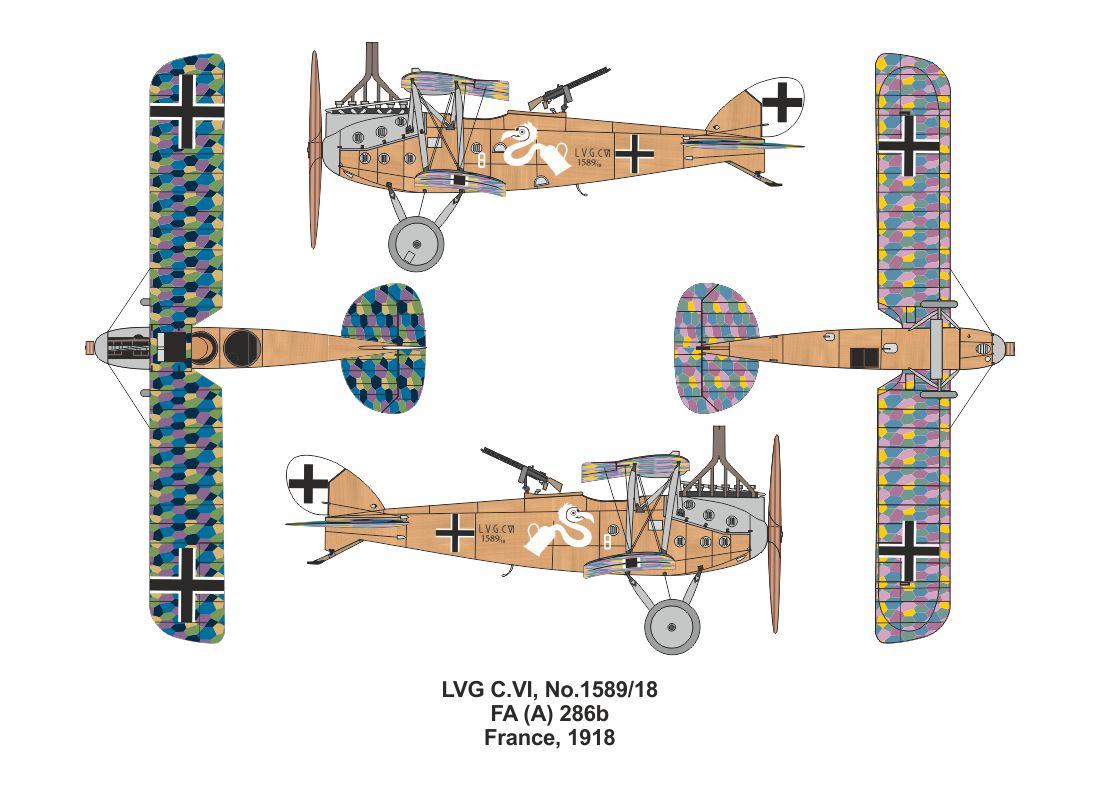 Valom 14428 1:144 LVG C.VI (Double set. Includes 2 kits)