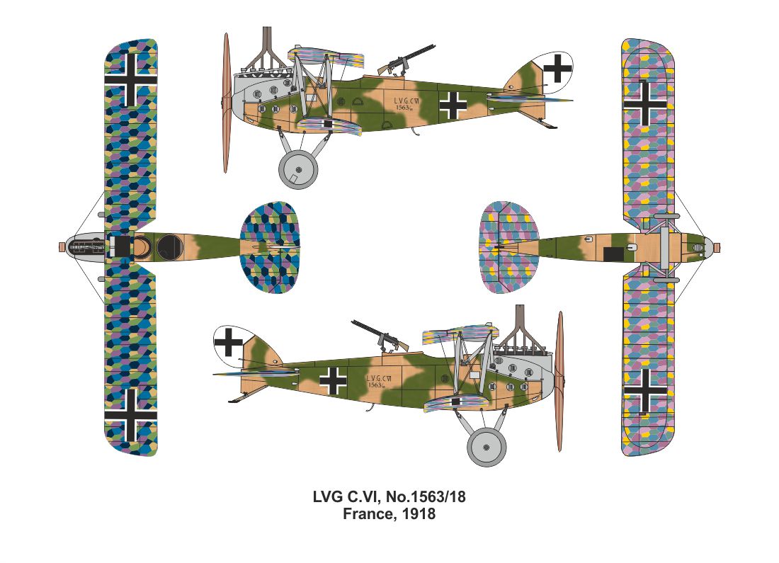 Valom 14428 1:144 LVG C.VI (Double set. Includes 2 kits)