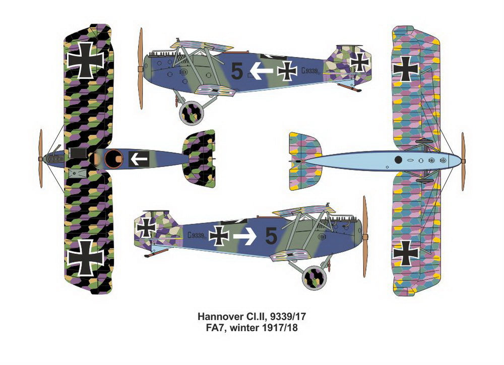 Valom 14429 1:144 Hannover Cl.II (Double set)