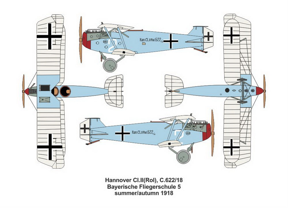 Valom 14429 1:144 Hannover Cl.II (Double set)