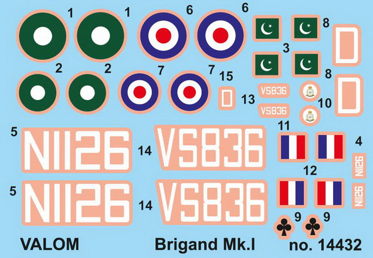 Valom 14432 1:144 Bristol Brigand B Mk.I