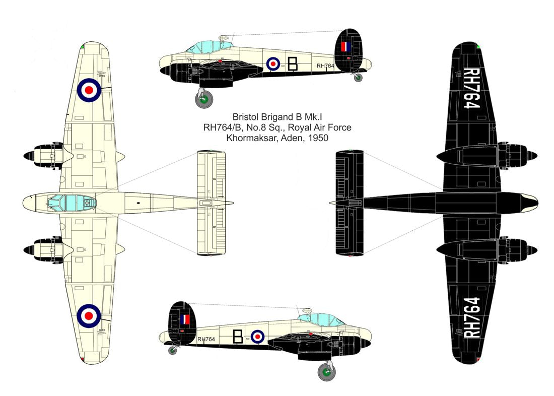 Valom 14433 1:144 Bristol Brigand B Mk.I 'RAF overseas'