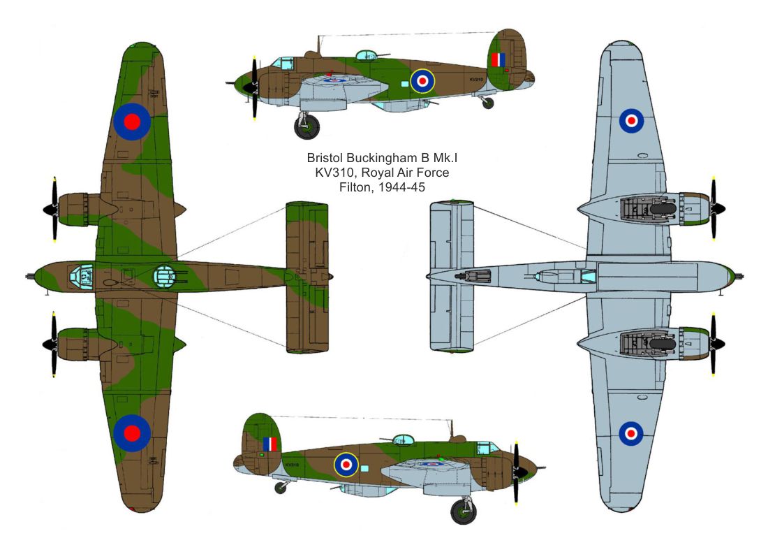 Valom 14434 1:144 Bristol. Buckingham B.I/C Mk.I