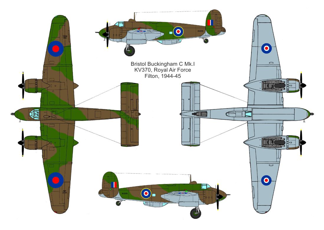 Valom 14434 1:144 Bristol. Buckingham B.I/C Mk.I