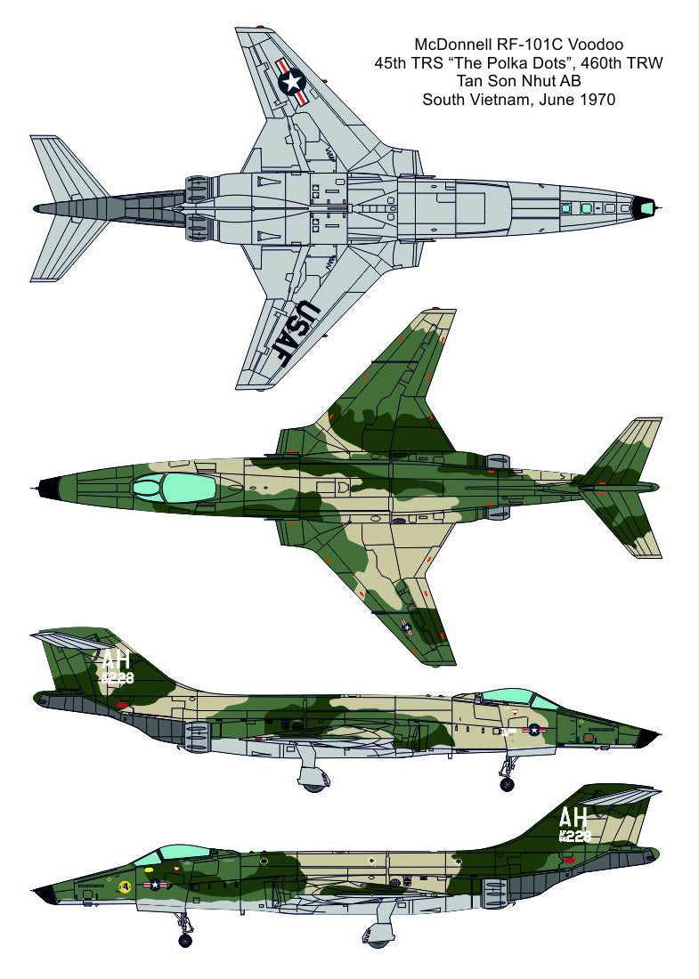 Valom 14439 1:144 McDonnell RF-101C Voodoo