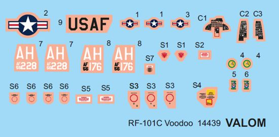 Valom 14439 1:144 McDonnell RF-101C Voodoo