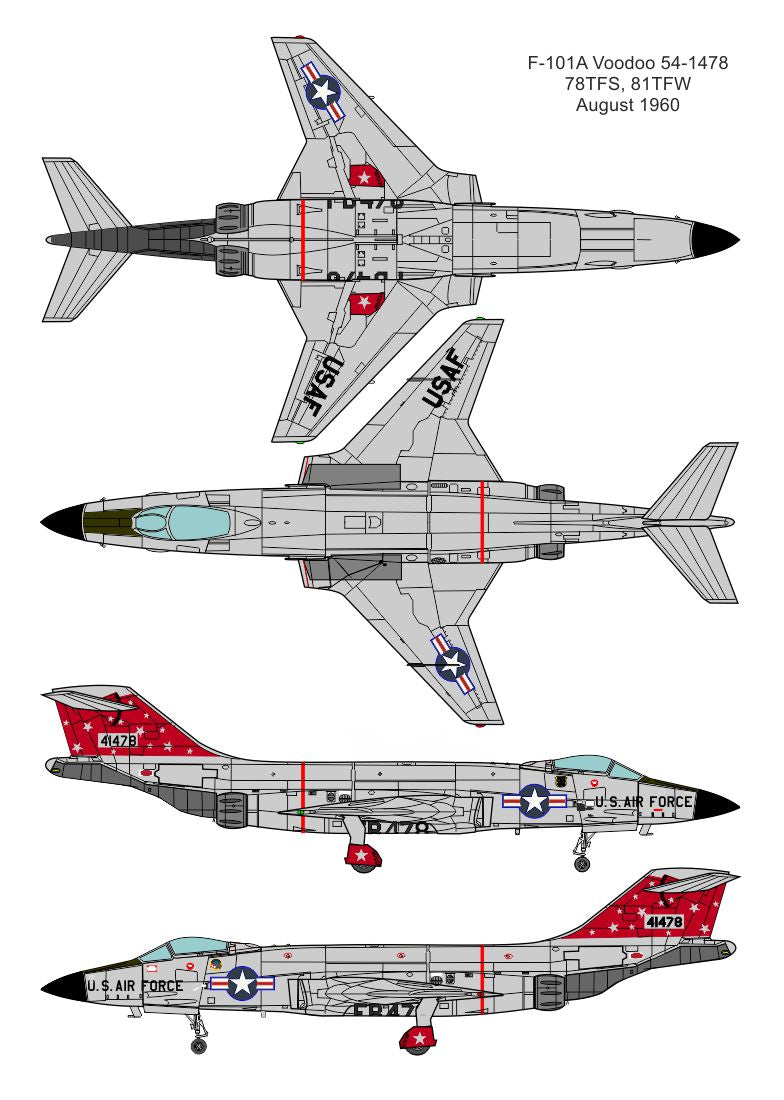 Valom 14440 1:144 McDonnell F-101A Voodoo