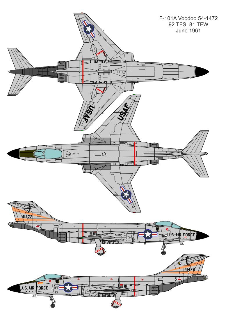 Valom 14440 1:144 McDonnell F-101A Voodoo