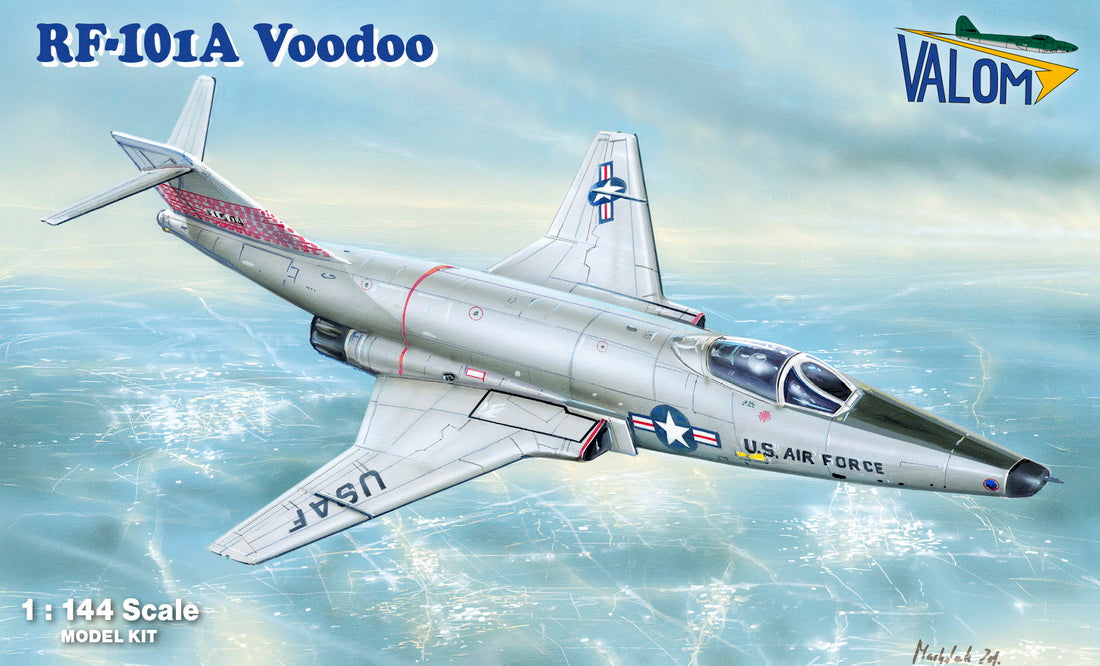 Valom 14441 1:144 McDonnell RF-101A Voodoo re-box, new decals