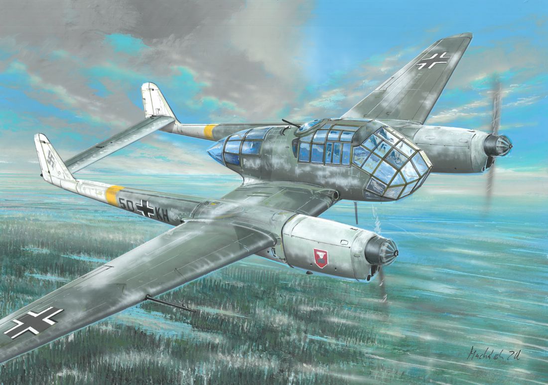 Valom 14445 1:144 Focke-Wulf Fw-189A-2 (Winter Camouflage)re-box, new decals