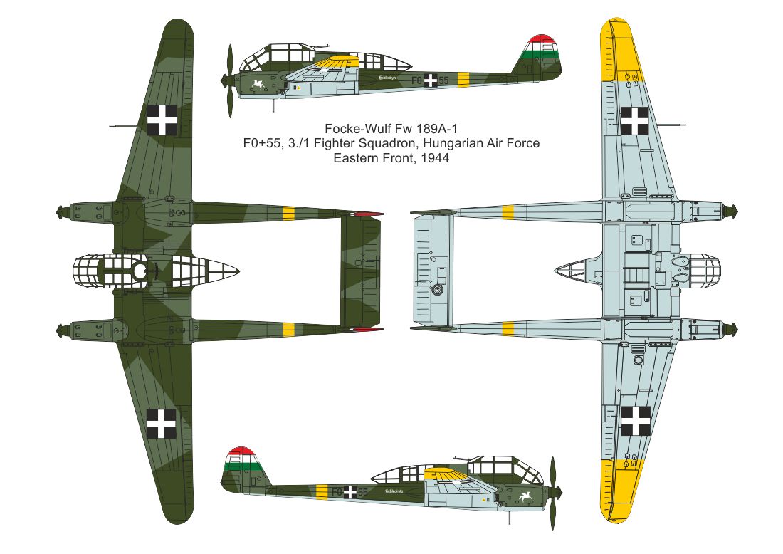 Valom 14446 1:144 Focke-Wulf Fw-189A-1 (Foreign Users)