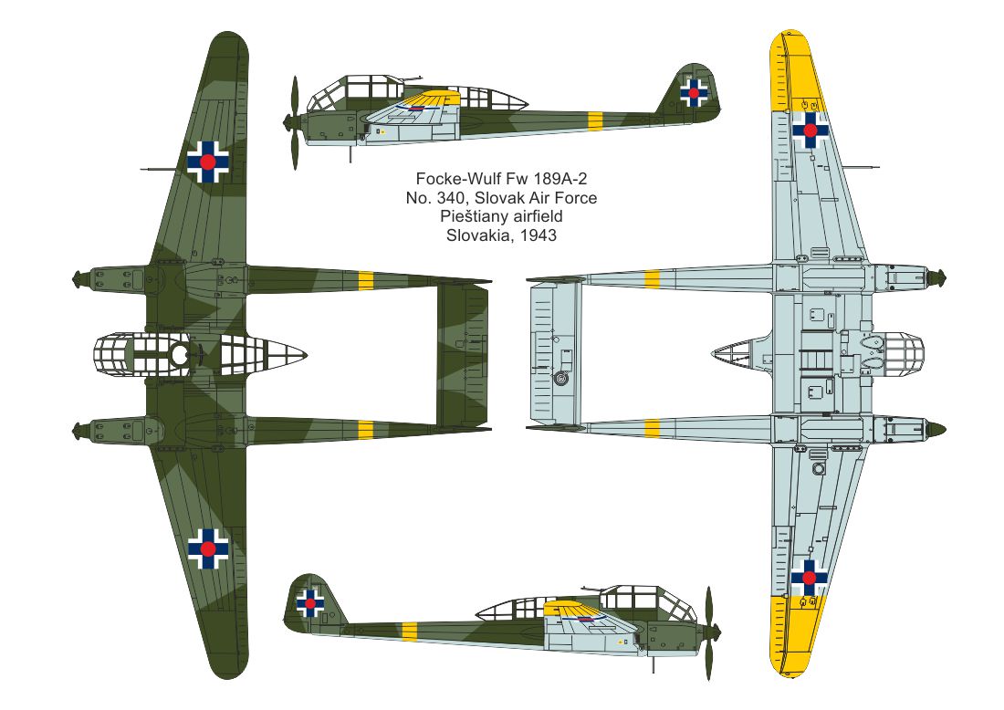 Valom 14446 1:144 Focke-Wulf Fw-189A-1 (Foreign Users)