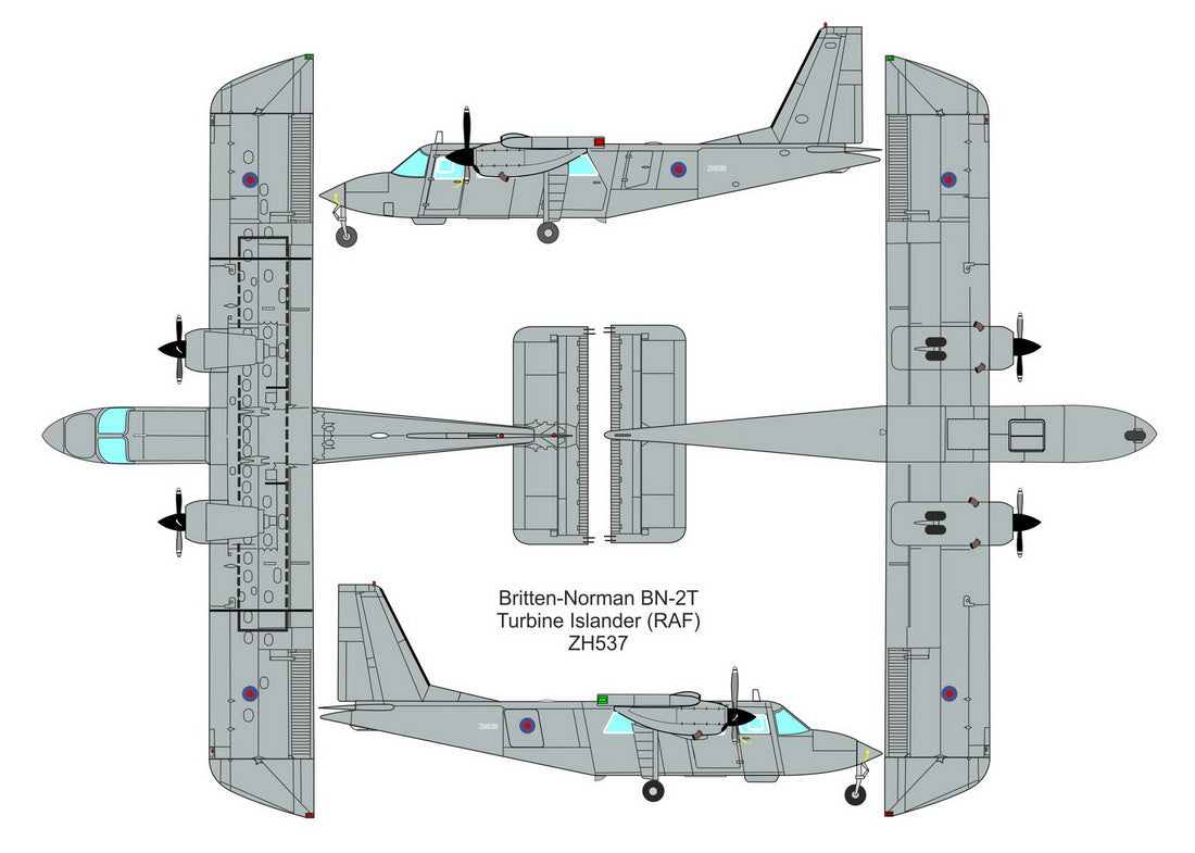 Valom 48012 1:48 Britten-Norman BN-2T Turbine Islander (RAF)