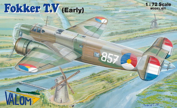 Valom 72103 1:72 Fokker T.V Early version 1935-38 with Dutch decals