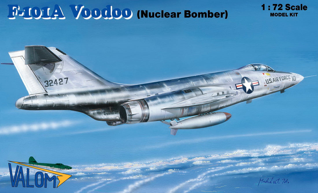 Valom 72124 1:72 McDonnell F-101A Voodoo including Mark 7 Nuclear Bomb