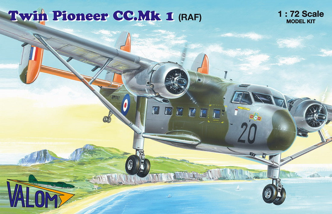 Valom 72136 1:72 Scottish-Aviation Twin Pioneer (RAF) Decals RAF Benson 1964 and RAE Boscombe Down 1965-1975